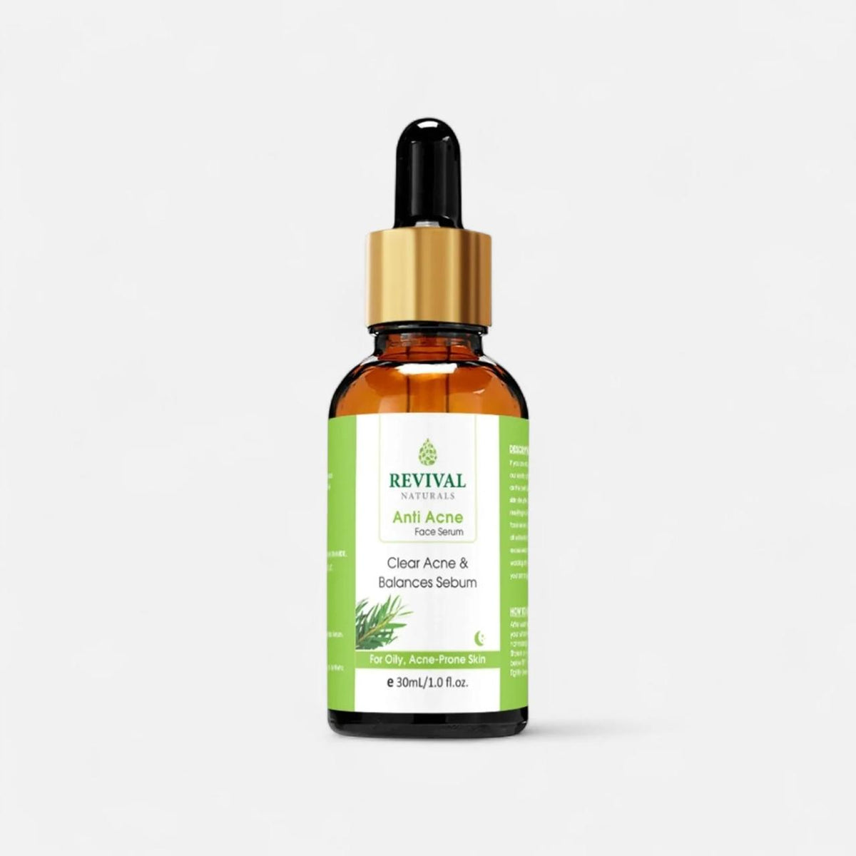 Revival Naturals Anti Acne Face Serum ā 30ml
