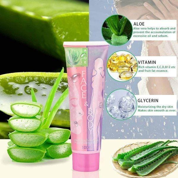 Aloe Vera Face & Body Gel – 100ml | Hydrating & Soothing Gel