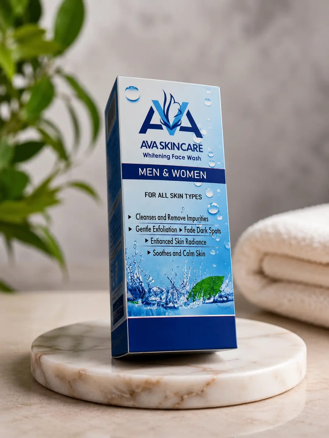 AVA Skincare Whitening Face Wash – For Men & Women | All Skin Types