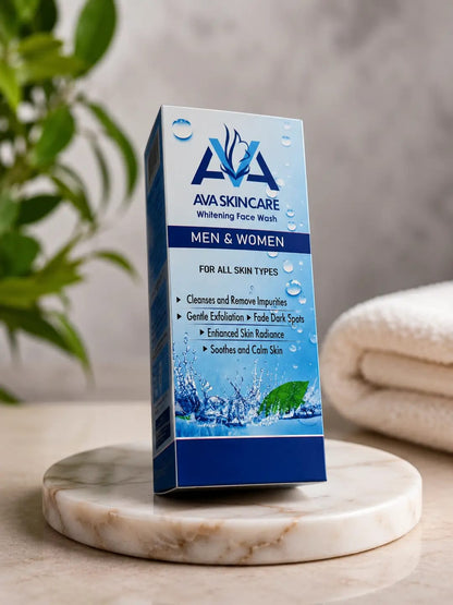 AVA Skincare Whitening Face Wash – For Men & Women | All Skin Types