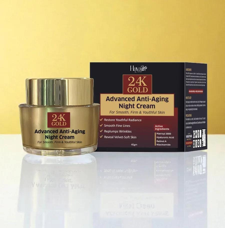 24K Gold Advanced Anti-Aging Night Cream – 40g