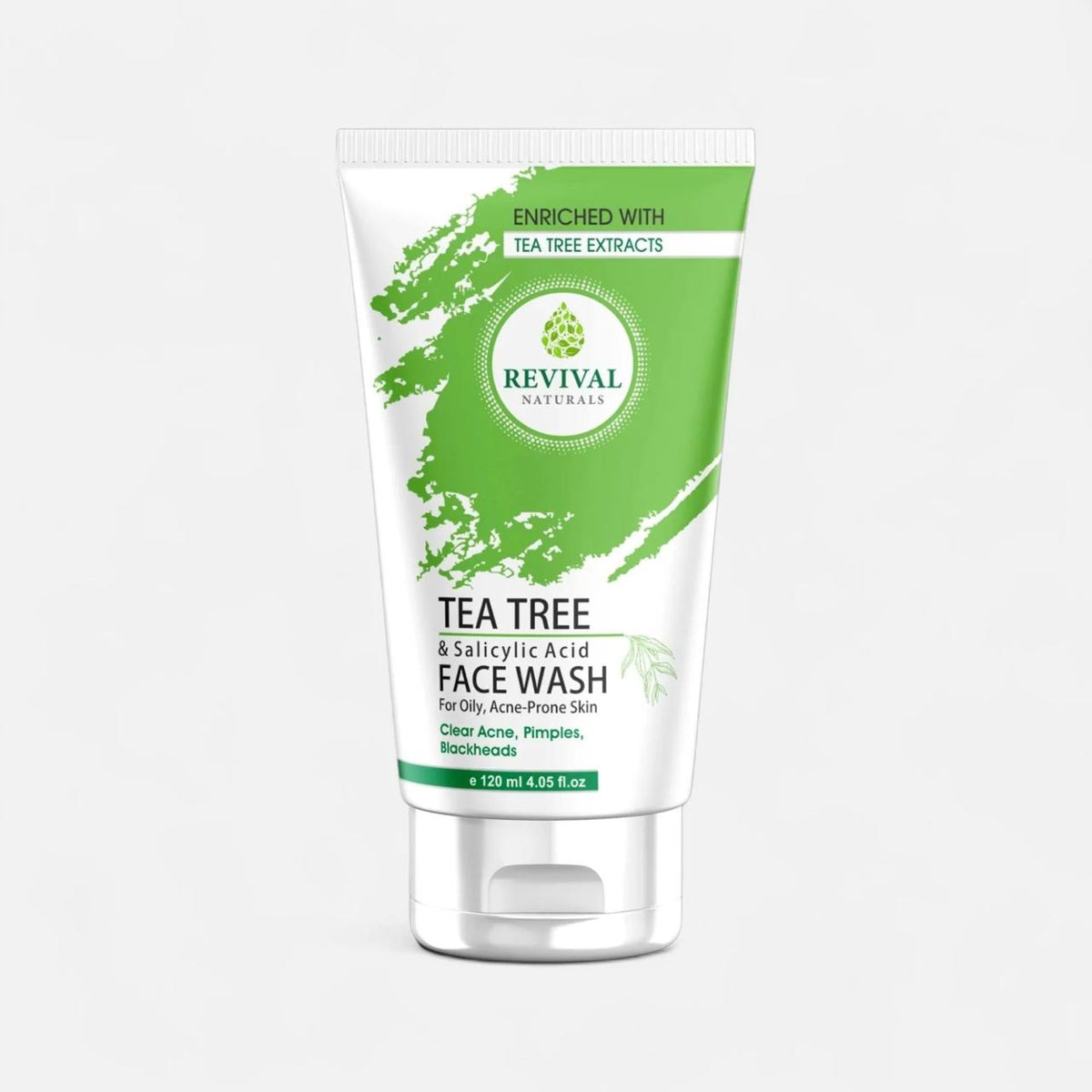 Revival Naturals Tea Tree & Salicylic Acid Face Wash – 120ml